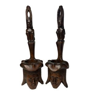 Vintage Tribal Offering Bowls - Set of 2